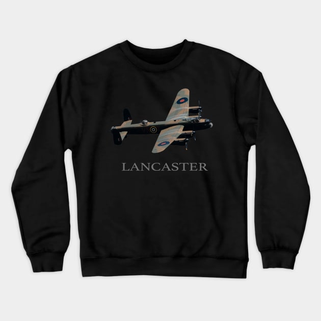 RAF WW2 Avro Lancaster Roundel Crewneck Sweatshirt by Dirty Custard Designs 